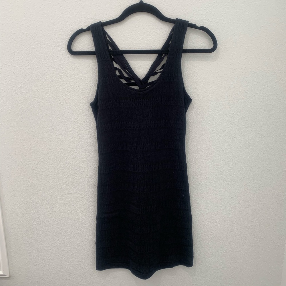Free People Black Mini Dress